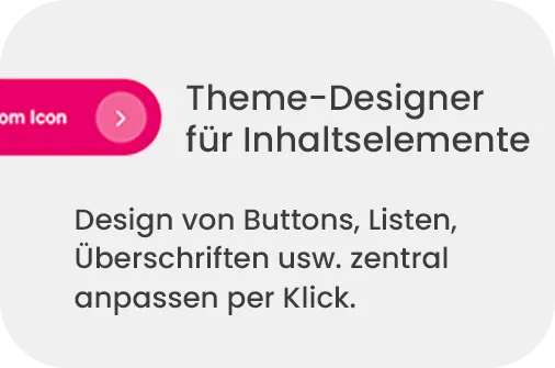 Theme-Designer für Inhaltselemente Theme-Designer für Inhaltselemente