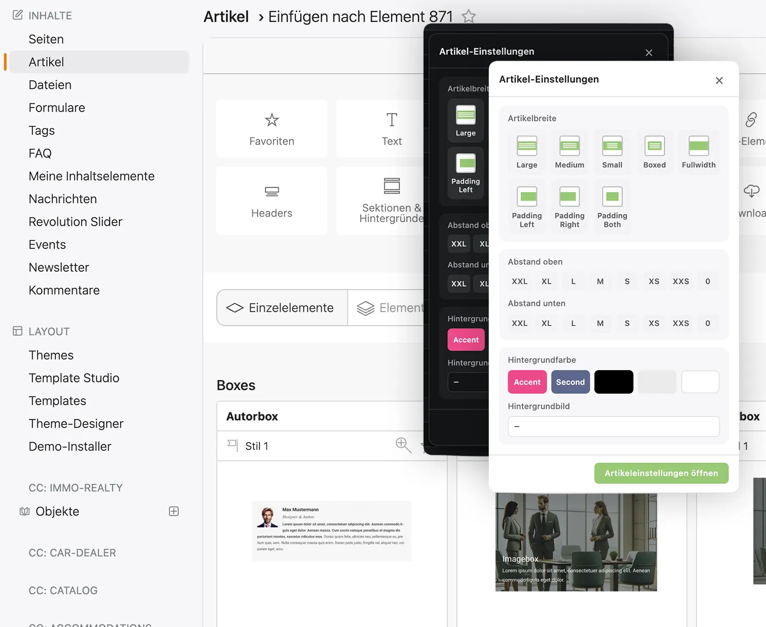 Contao 5.7 Theme