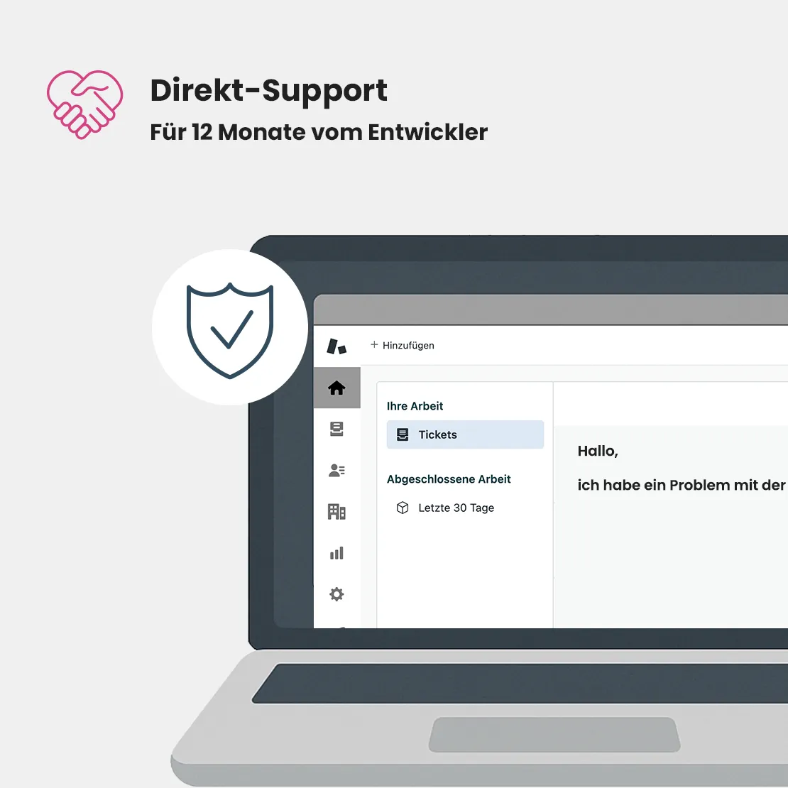 Direkt-Support für 12 Monate