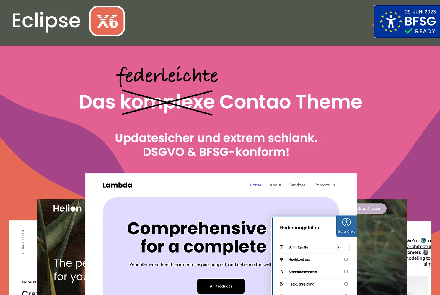 Contao Theme Eclipse X6