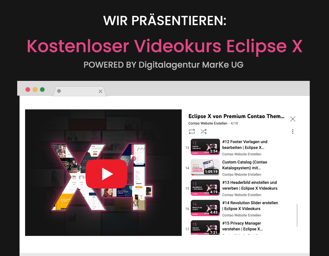 Kostenloser Videokurs