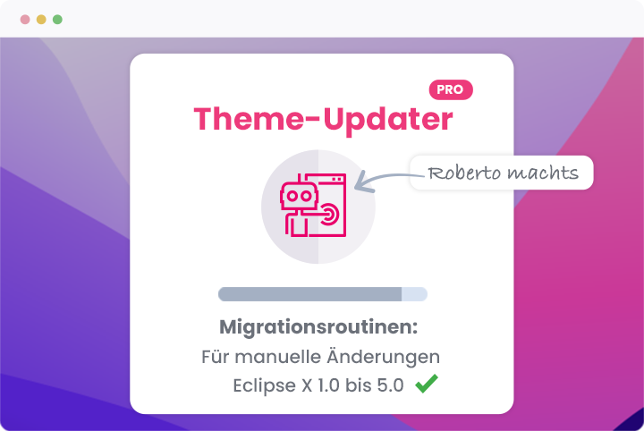 Theme-Updater Pro für Contao Theme Eclipse X